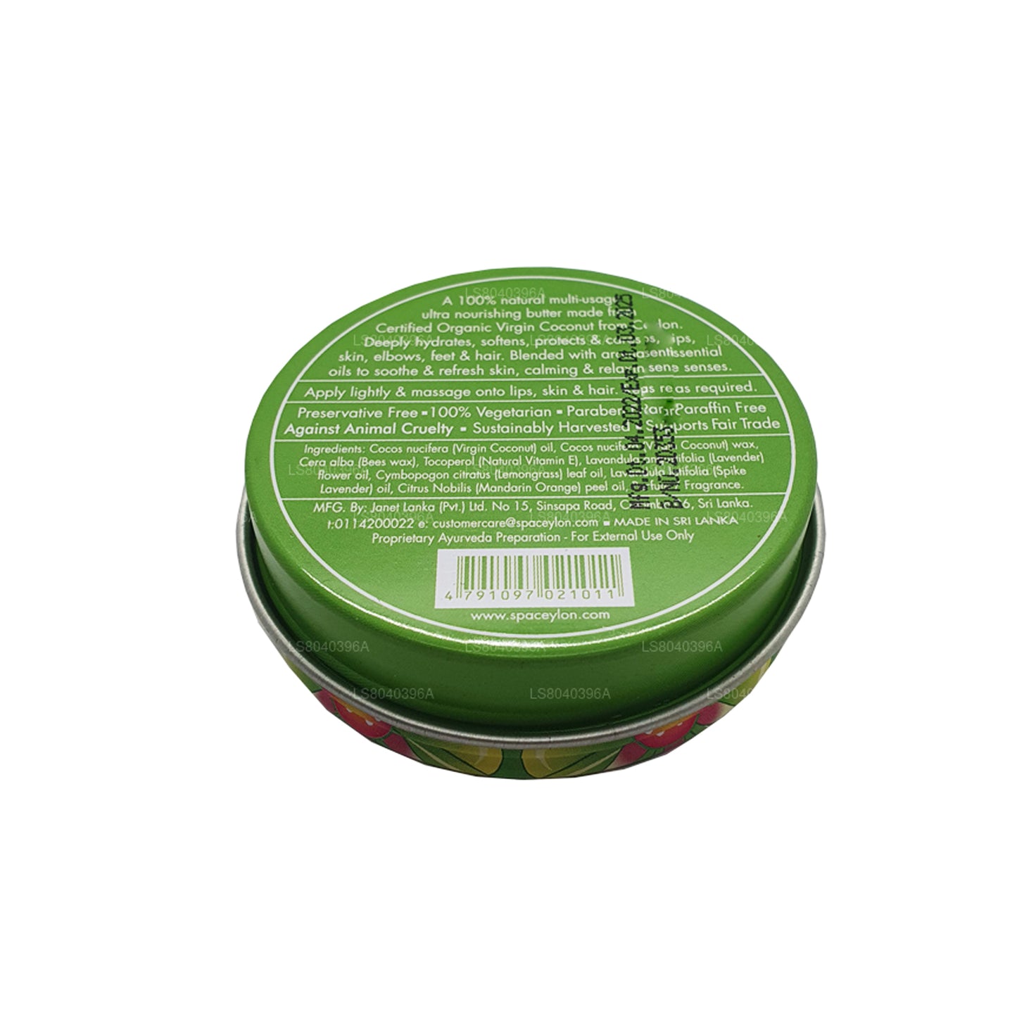 Spa Ceylon Zitronengras Mandarine Virgin Coconut Natürliche Butter (25 g)