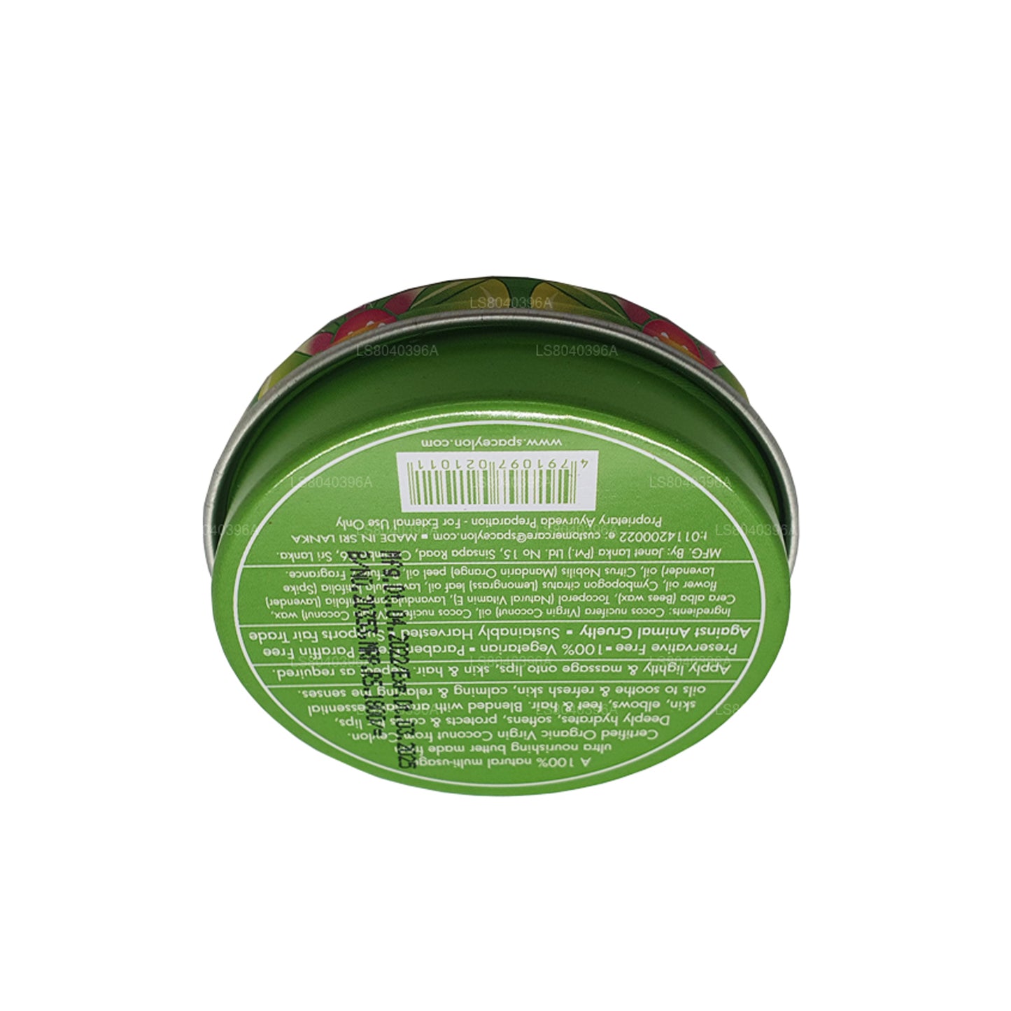 Spa Ceylon Zitronengras Mandarine Virgin Coconut Natürliche Butter (25 g)