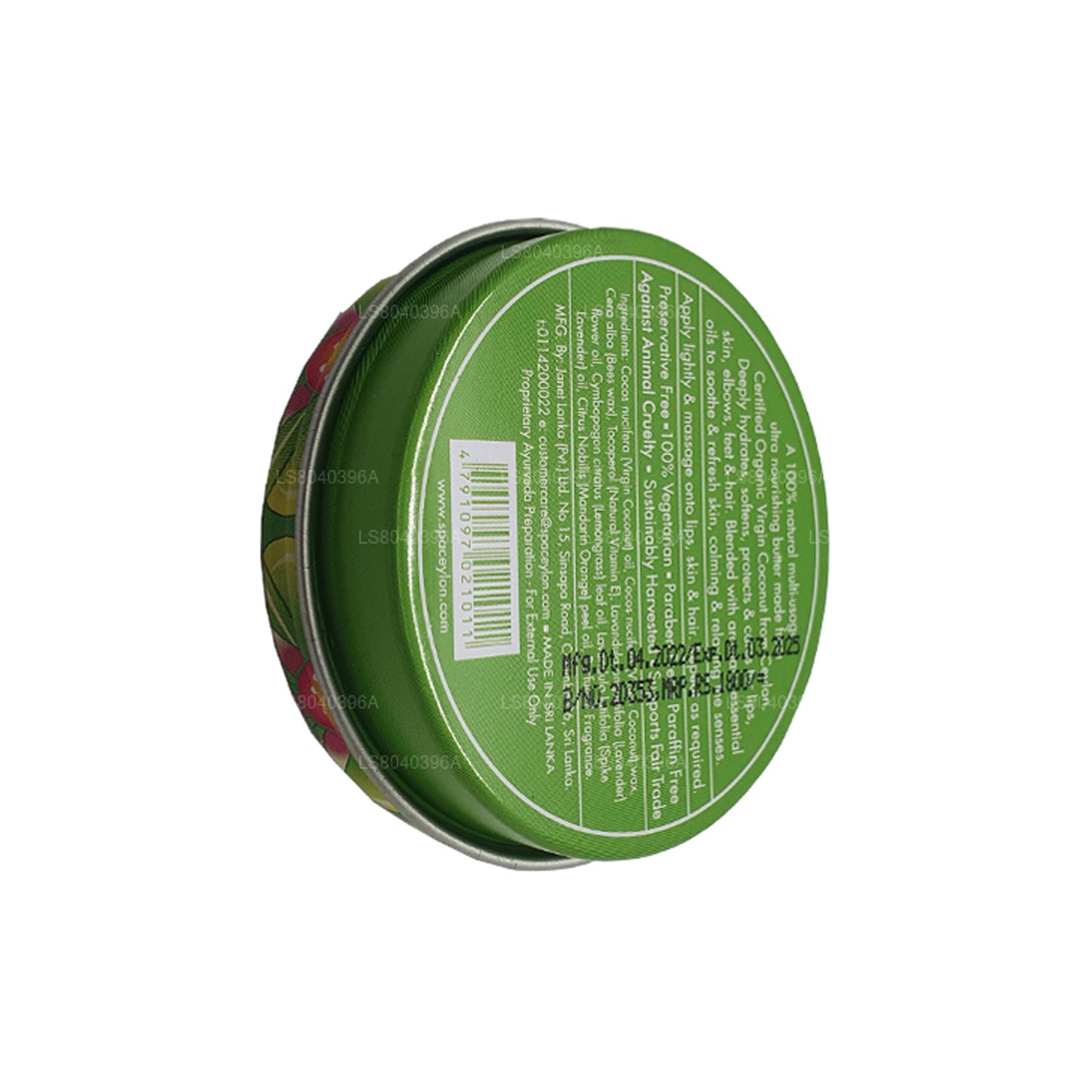 Spa Ceylon Zitronengras Mandarine Virgin Coconut Natürliche Butter (25 g)