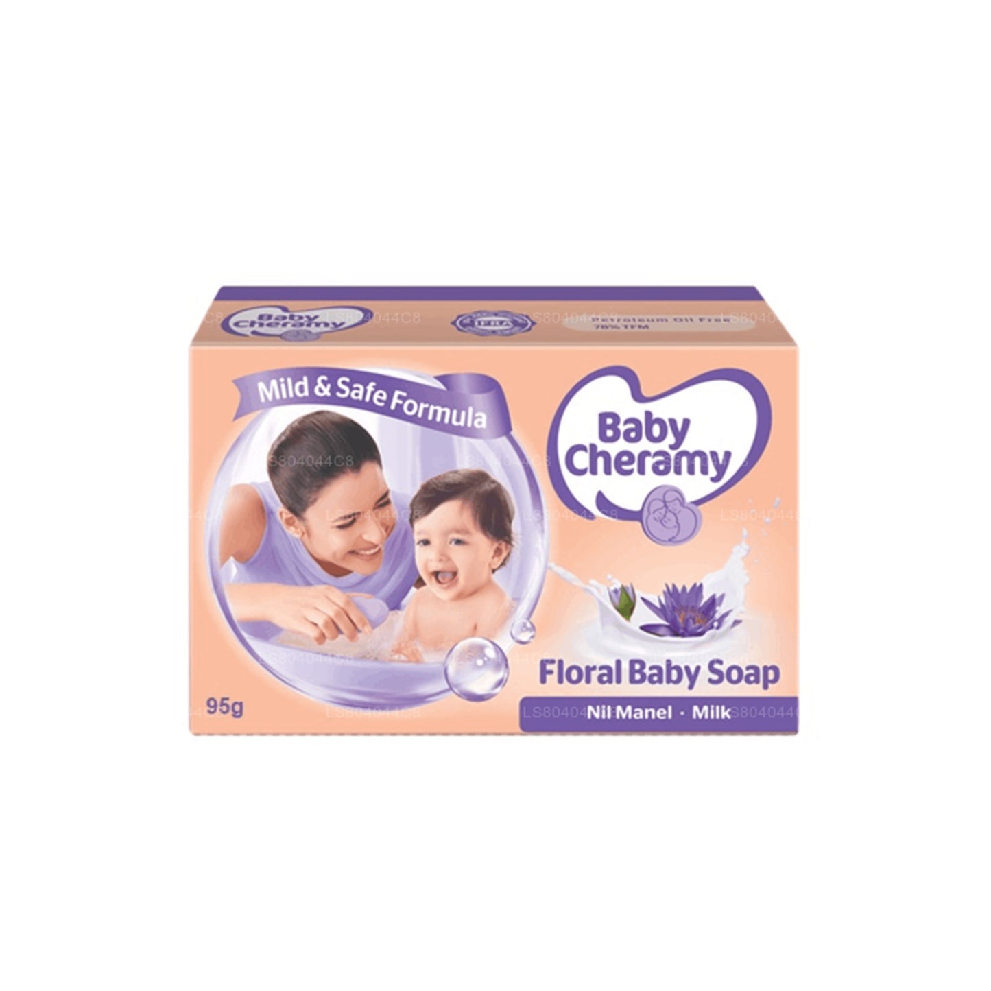 Baby Cheramy Nil Manel And Milk Blumen-Babyseife (95 g)