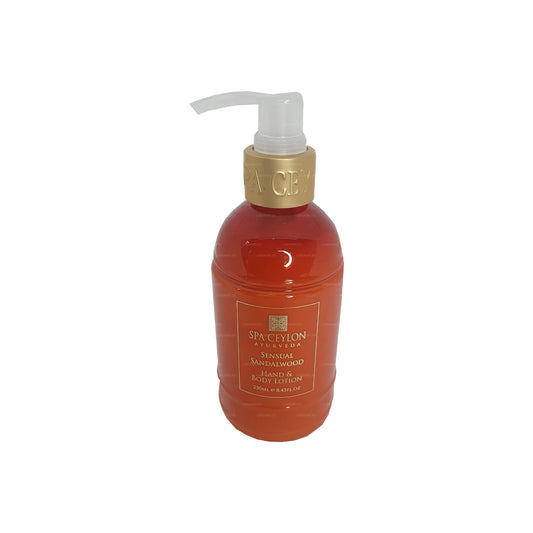 Spa Ceylon Sensual Sandelwood Hand- und Körperlotion (250 ml)