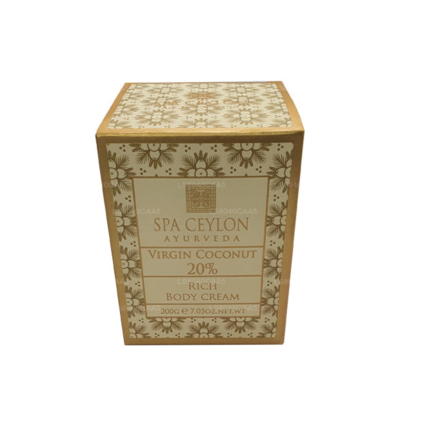 Spa Ceylon Virgin Coconut 20 % – Reichhaltige Körpercreme (200 g)