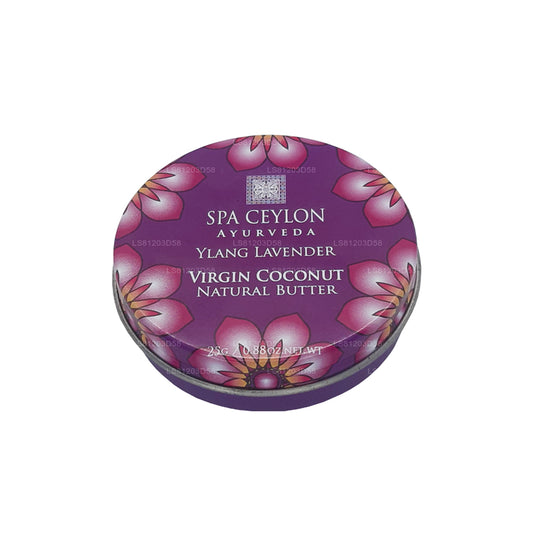 Spa Ceylon Ylang Lavendel Virgin Kokosnussbutter, natürliche Butter (25 g)