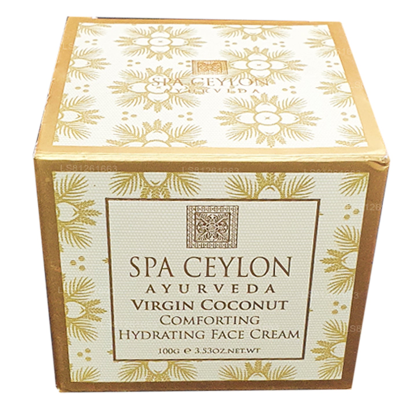 Spa Ceylon Virgin Coconut Wohltuende, feuchtigkeitsspendende Gesichtscreme (100 g)
