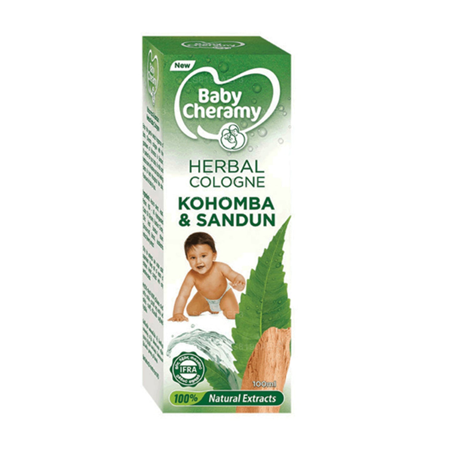 Baby Cheramy Herbal Kohomba und Sandun Cologne (100 ml)