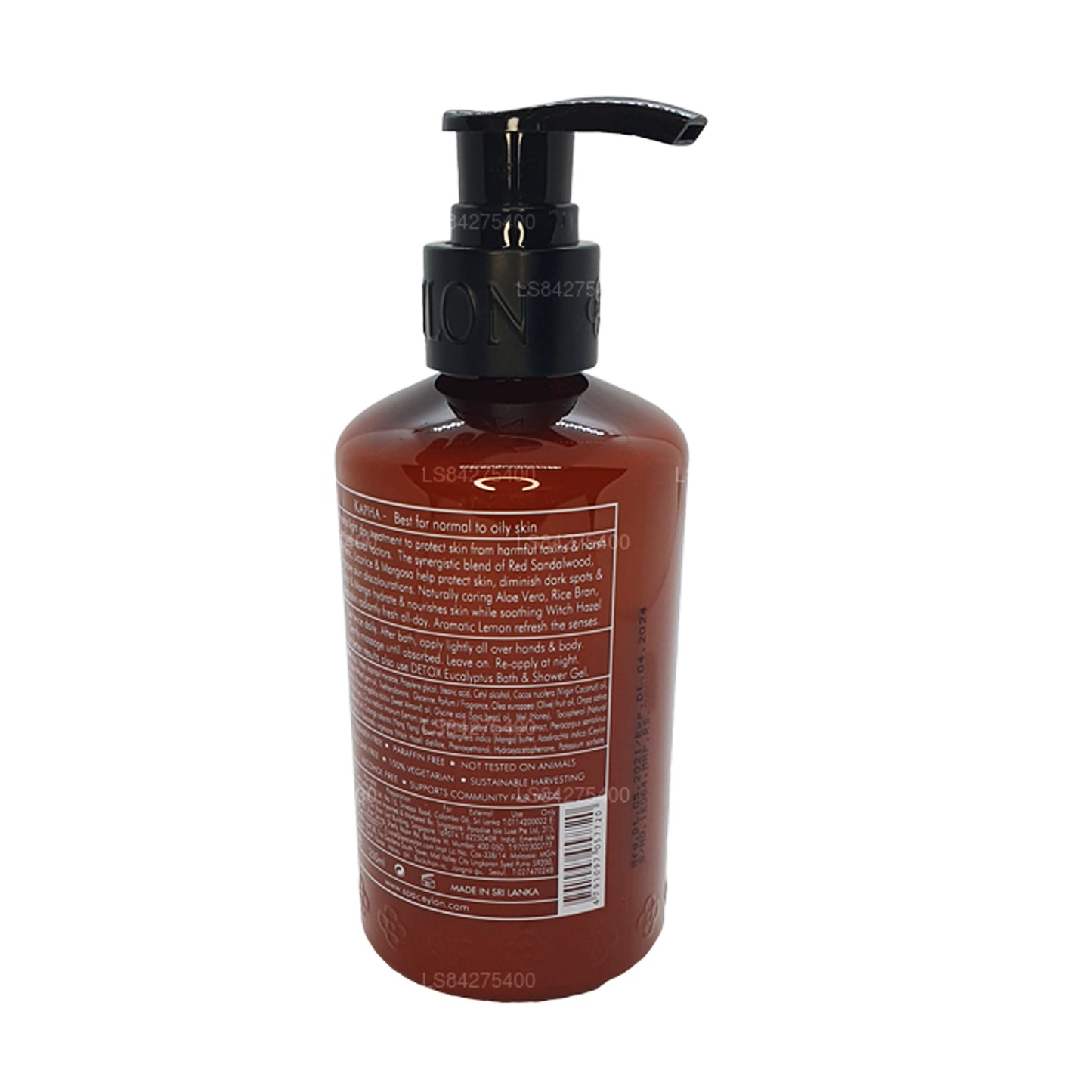 Spa Ceylon DETOX Rotes Sandelholz-Körperessenz (250 ml)