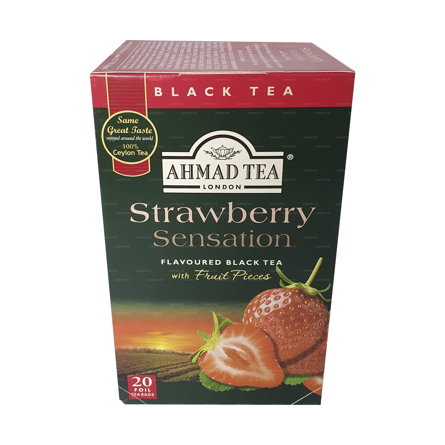 Ahmad Tea Strawberry 20 Folienbeutel (40 g)