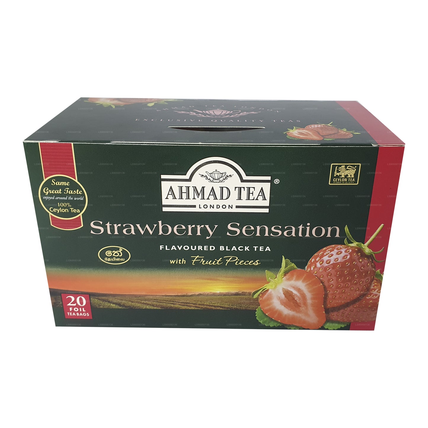 Ahmad Tea Strawberry 20 Folienbeutel (40 g)