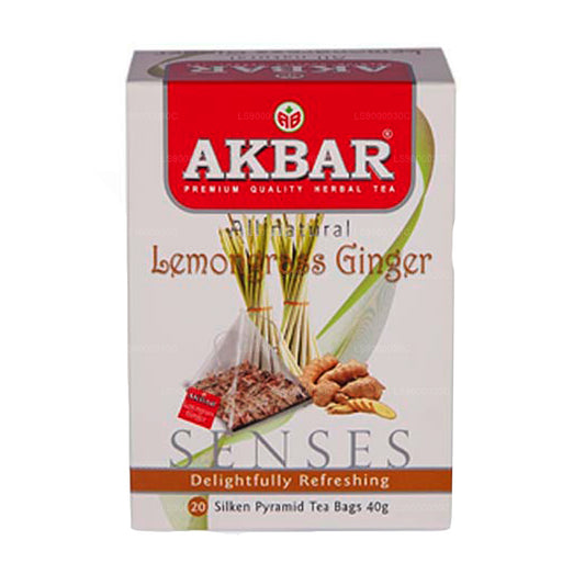 Akbar Zitronengras und Ingwer (40 g) 20 Teebeutel