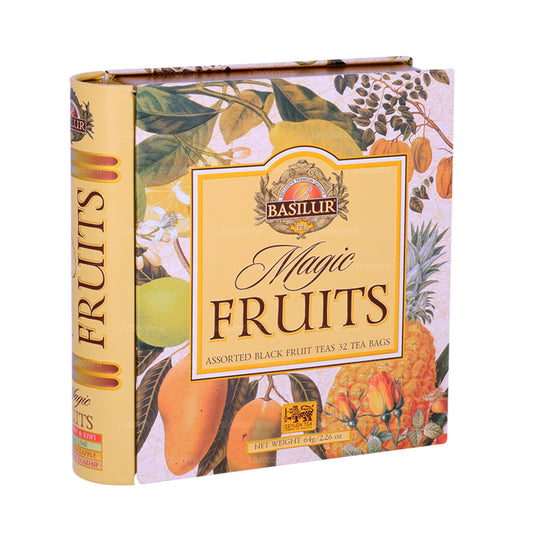 Basilur Teebuch „Magic Fruits Assorted“ (64 g) Caddy