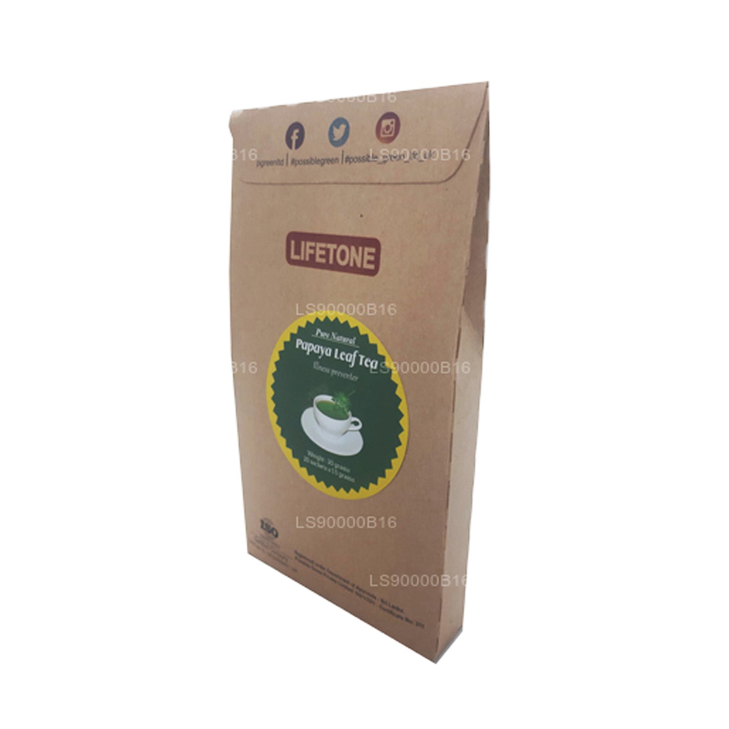 Lifetone Papayablatttee (30 g)