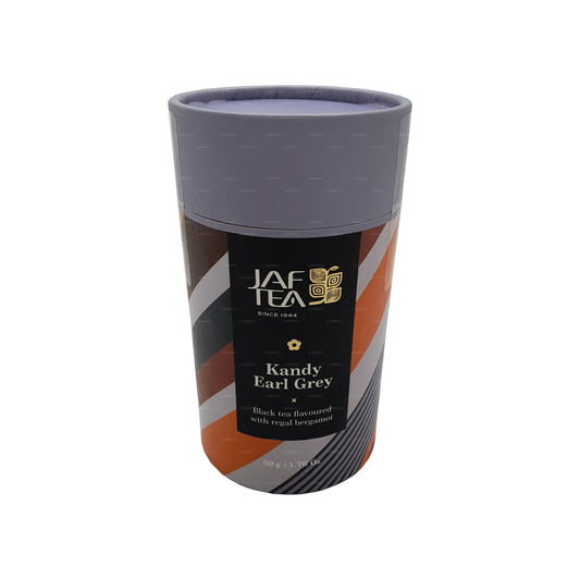 Jaf Tea Kandy Earl Grey Schwarztee aromatisiert mit königlicher Bergamotte (50 g)