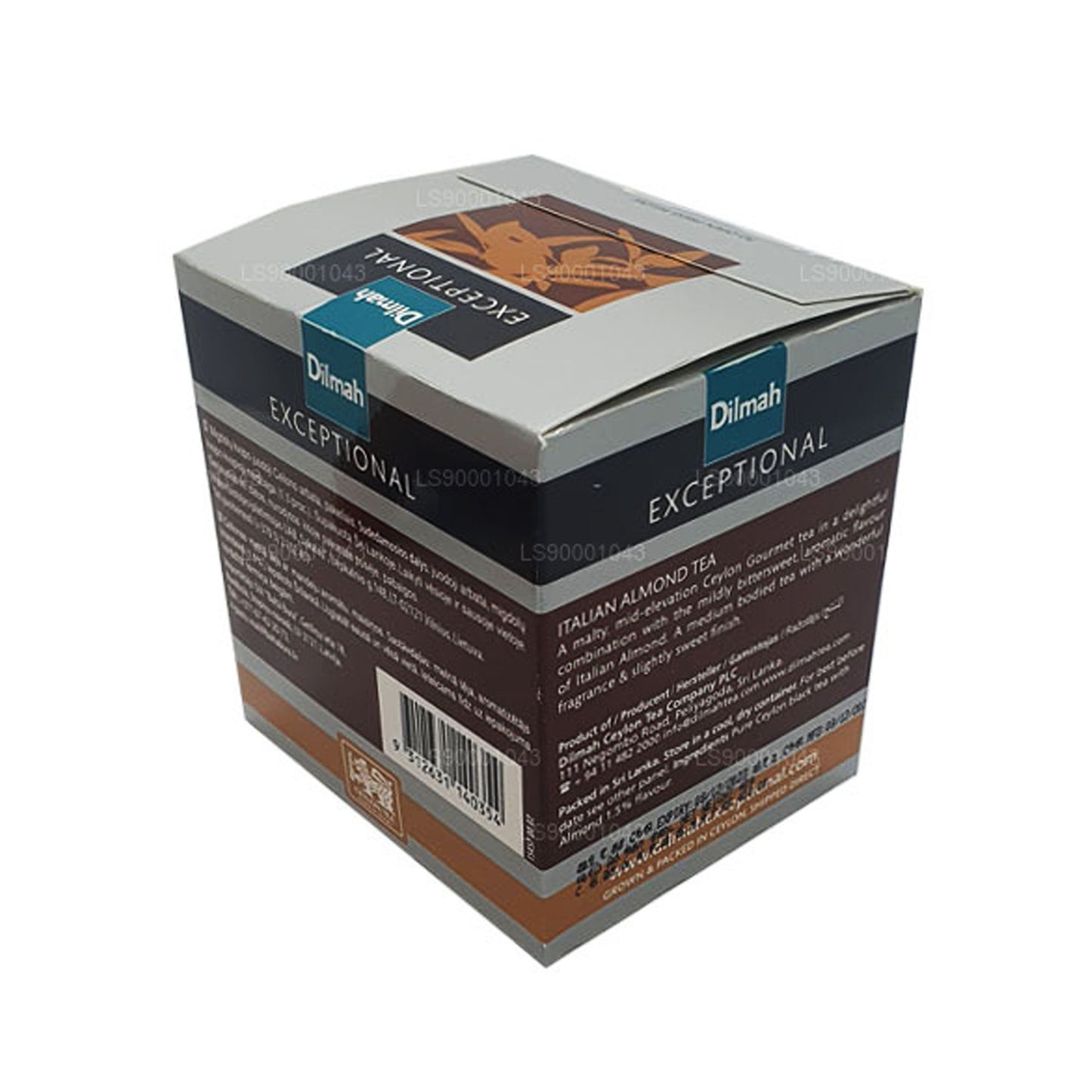 Dilmah Exceptional Italian Almond Real Leaf Tea (40 g) 20 Teebeutel