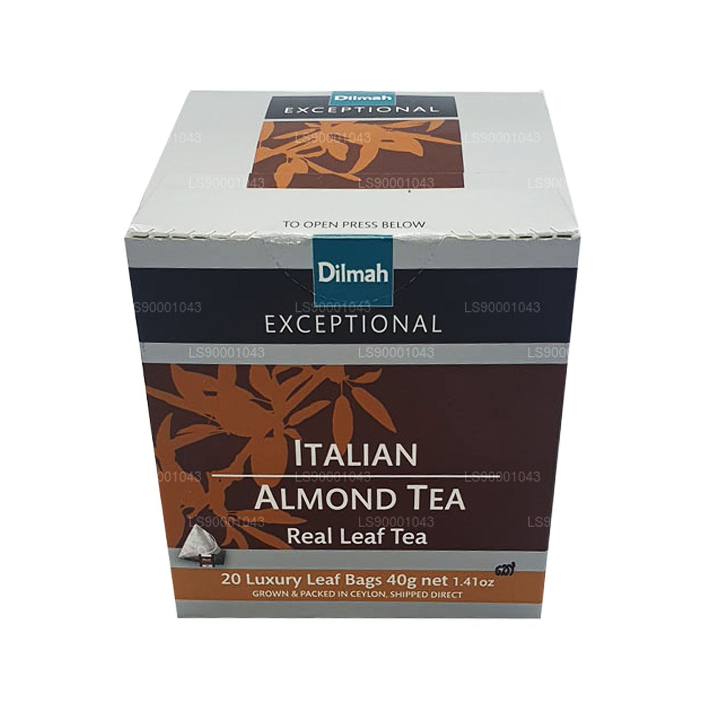 Dilmah Exceptional Italian Almond Real Leaf Tea (40 g) 20 Teebeutel