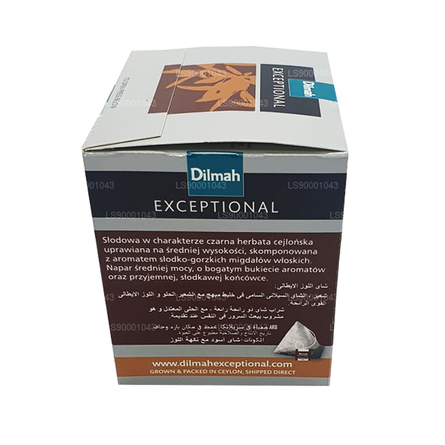 Dilmah Exceptional Italian Almond Real Leaf Tea (40 g) 20 Teebeutel