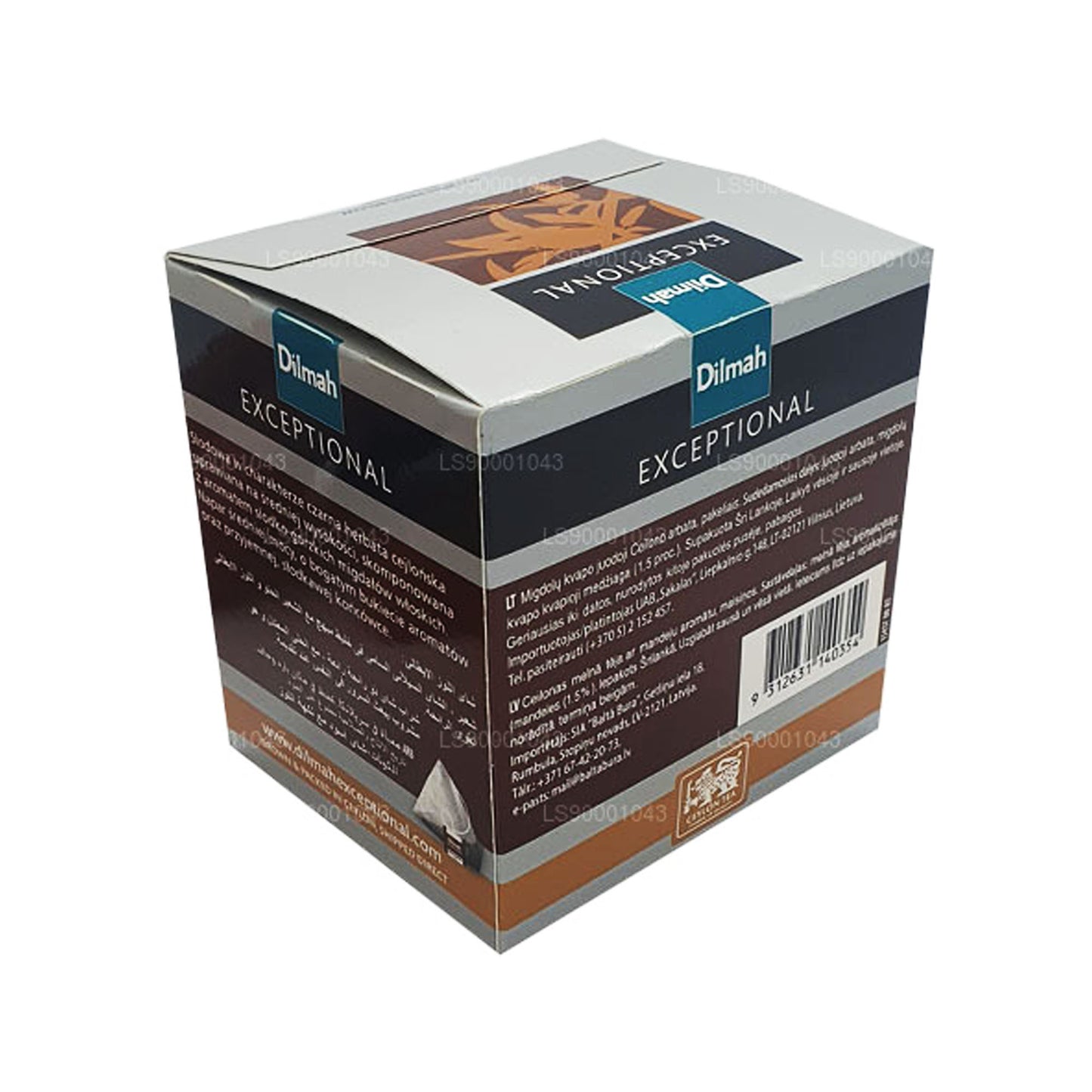 Dilmah Exceptional Italian Almond Real Leaf Tea (40 g) 20 Teebeutel