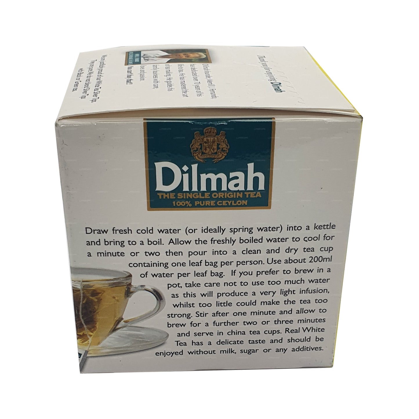 Dilmah Real White Tea Ceylon Silberspitzen (20 g) 10 Teebeutel