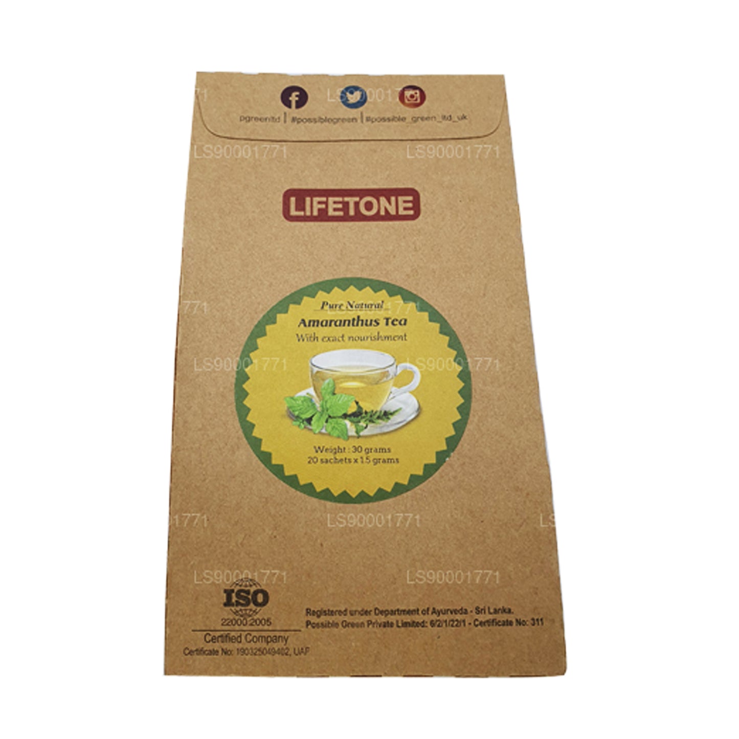 Lifetone Amranthus Tee (30 g)