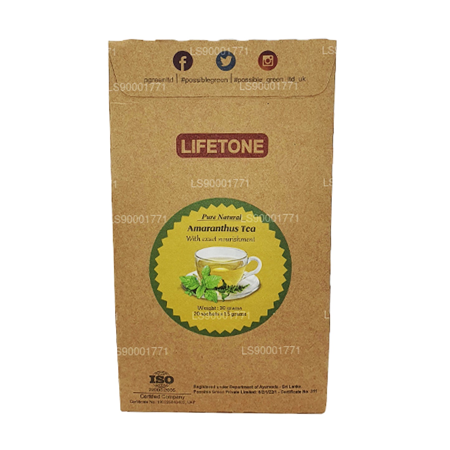 Lifetone Amranthus Tee (30 g)