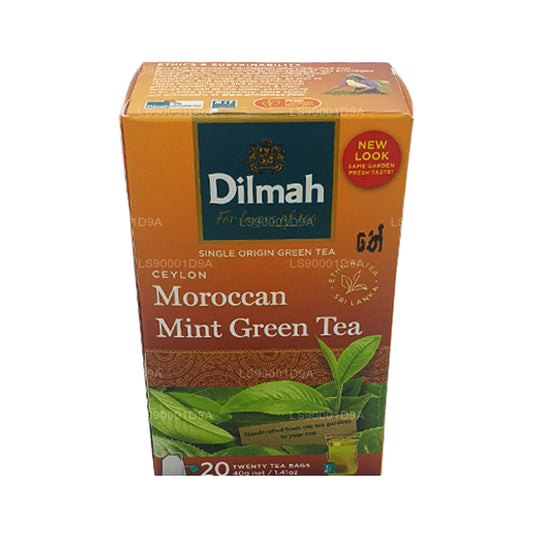 Dilmah Ceylon Moroccan Mint Grüntee (40 g) 20 Teebeutel
