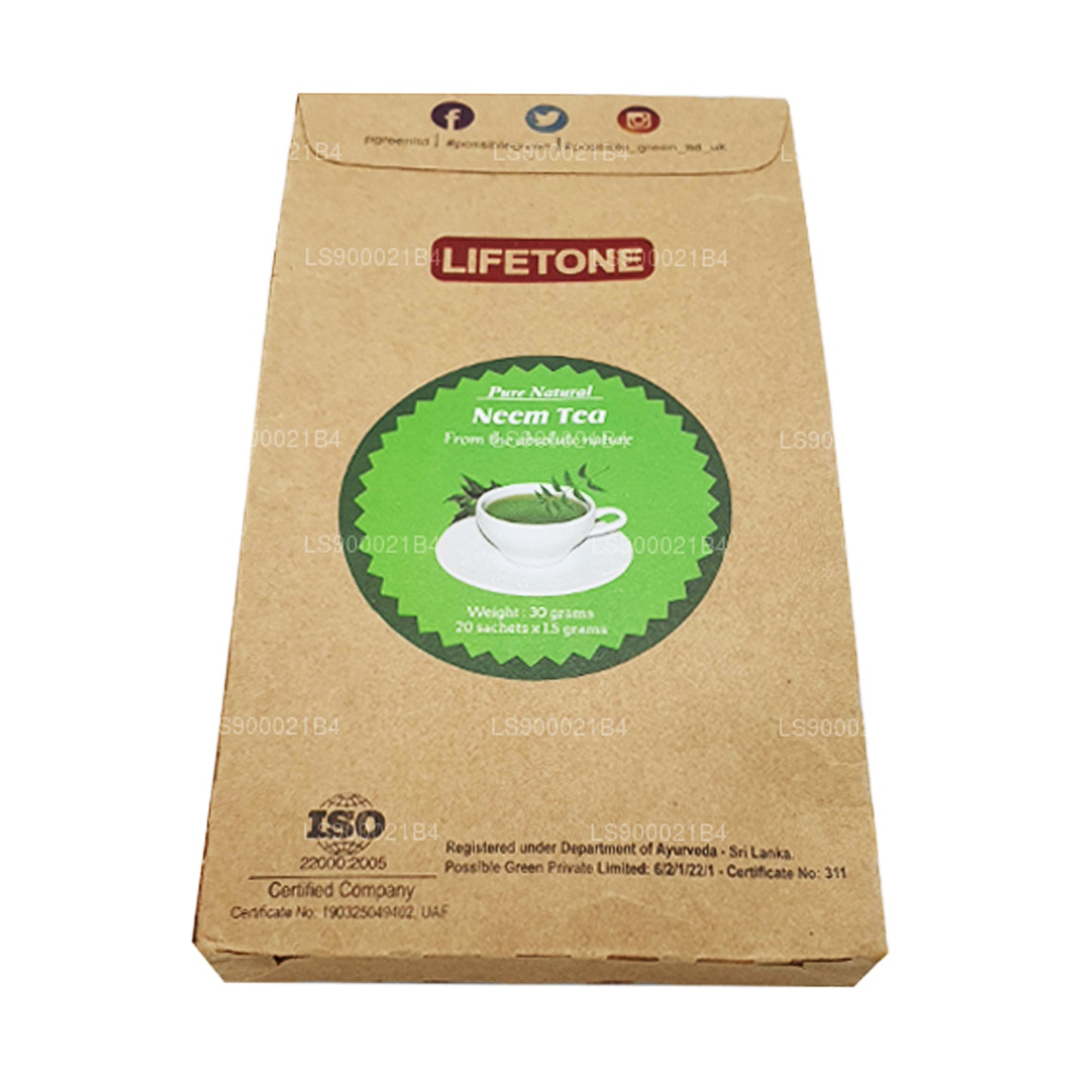 Lifetone Neem-Blatt-Tee (30 g)