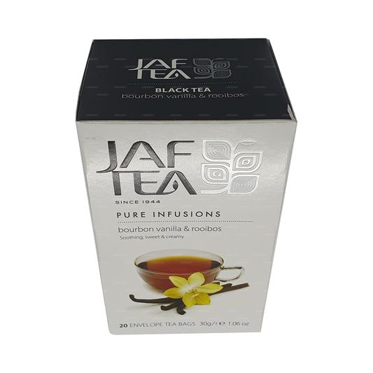Jaf Tea Pure Infusions Collection Bourbon-Vanille-Rooibos (30 g), 20 Teebeutel