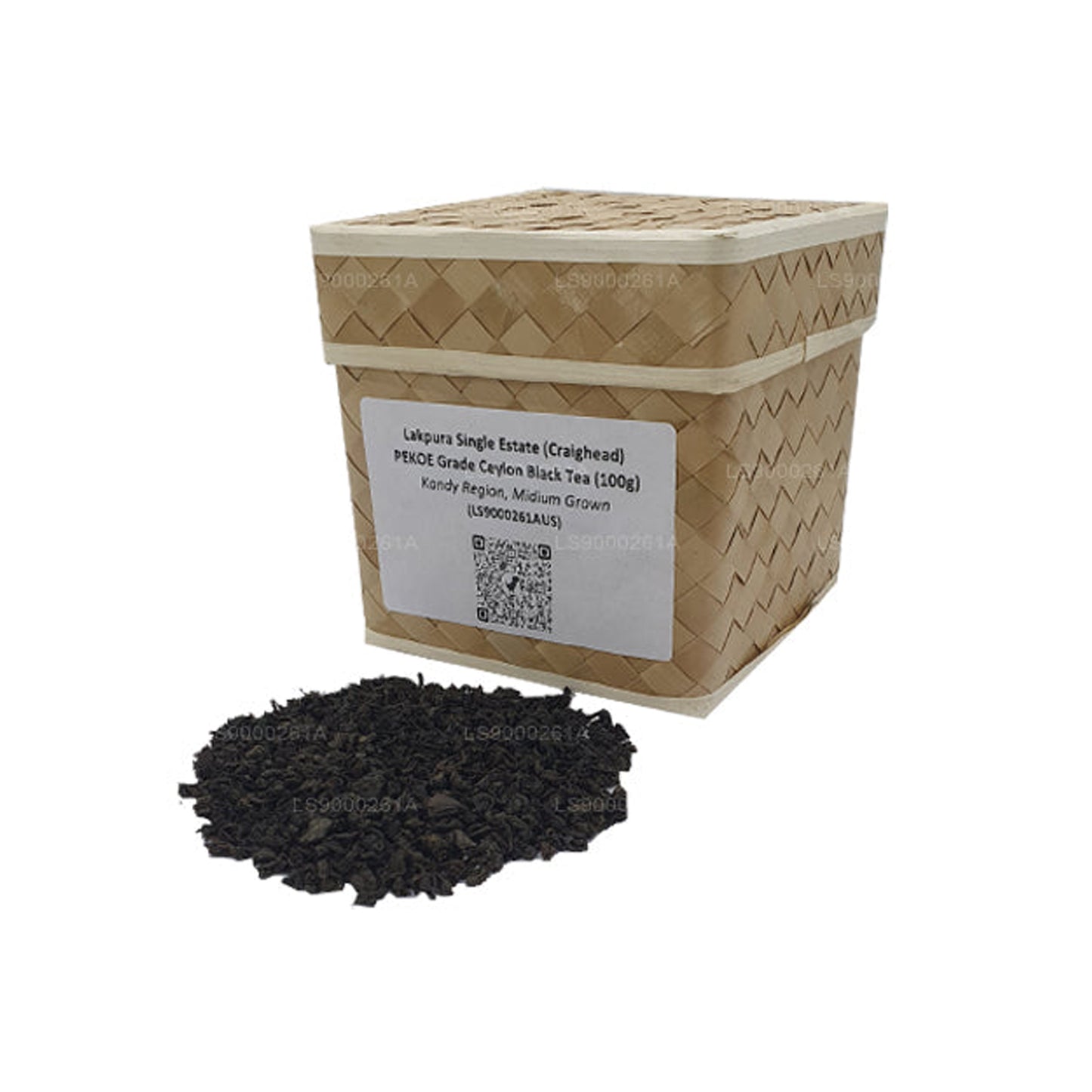 Lakpura Single Estate (Craighead) Ceylon-Schwarztee in PEKOE-Qualität (100 g)