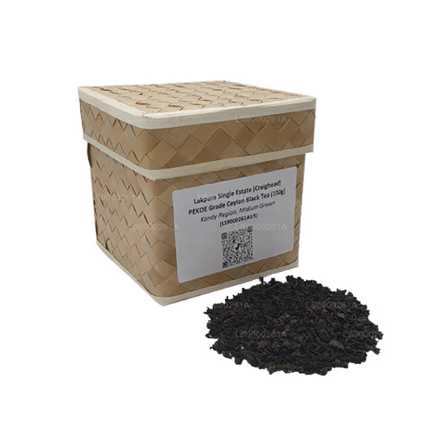 Lakpura Single Estate (Craighead) Ceylon-Schwarztee in PEKOE-Qualität (100 g)