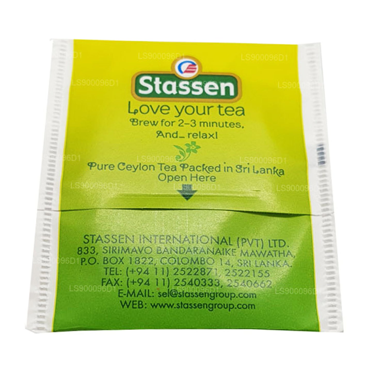 Stassen Jasmine Grüntee (37,5 g) 25 Teebeutel