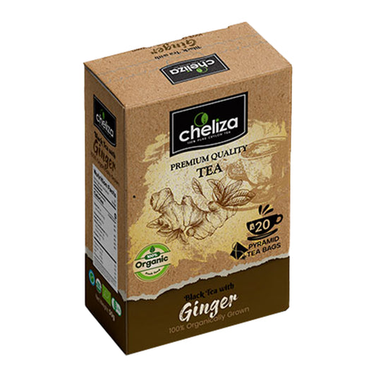 Cheliza Black Tea with Ginger (50g) 20 Tea Bags