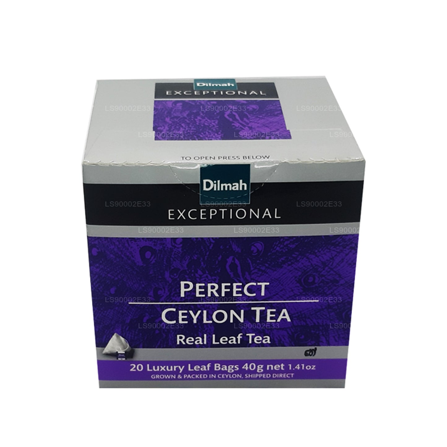 Dilmah Exceptional Perfect Ceylon Echtblatt-Tee (40 g) 20 Stück