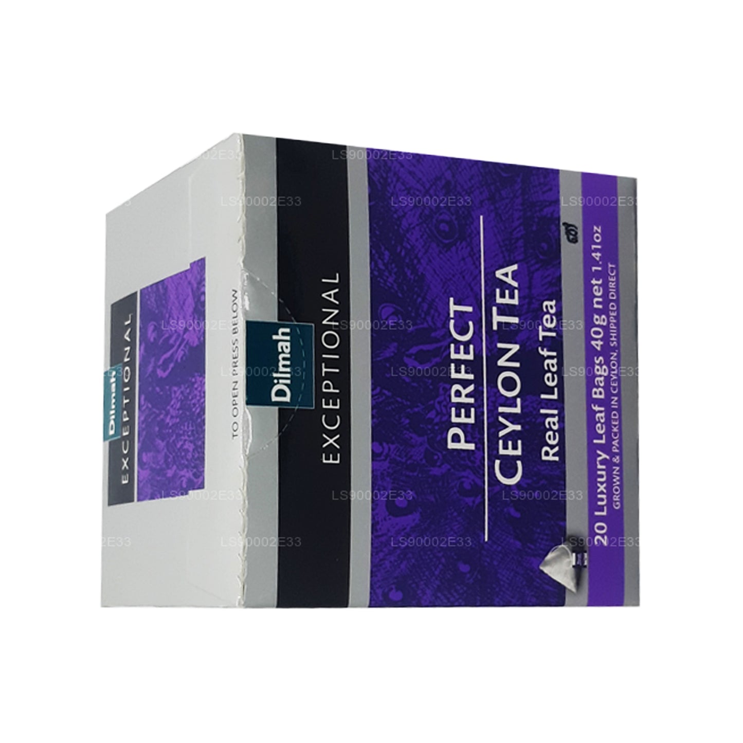 Dilmah Exceptional Perfect Ceylon Echtblatt-Tee (40 g) 20 Stück