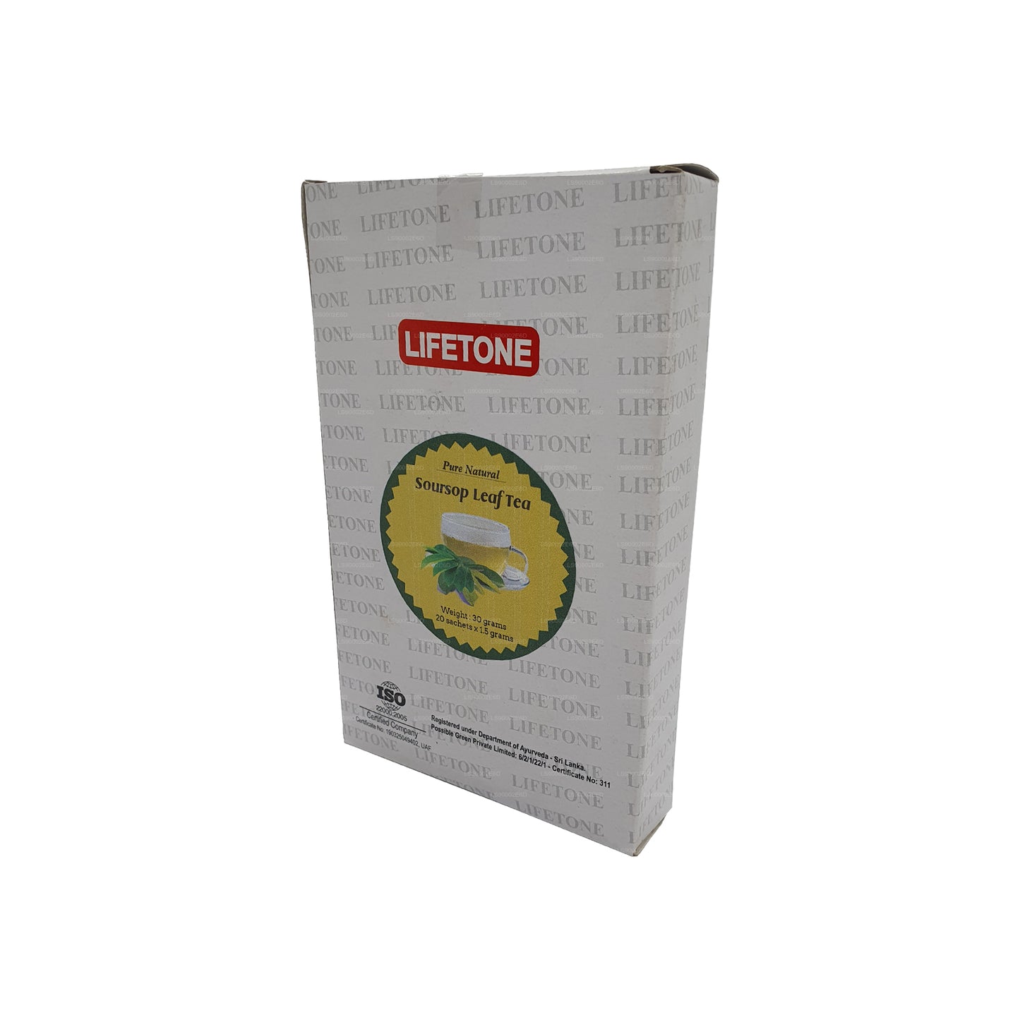 Lifetone Soursop-Blatttee (30 g) 20 Teebeutel
