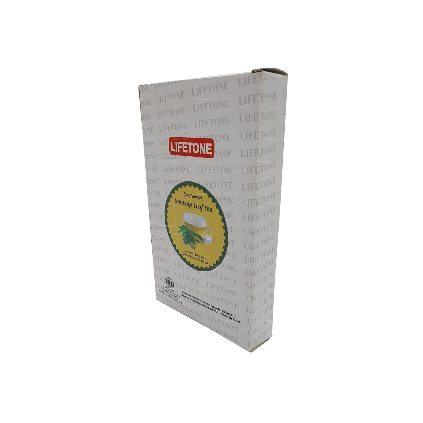 Lifetone Soursop-Blatttee (30 g) 20 Teebeutel