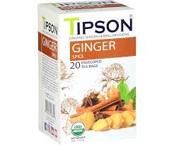 TIPSON - HERBAL – GINGER - BOX - UTBH - F&amp;PE - BIO - GINGER CHAI (30g)