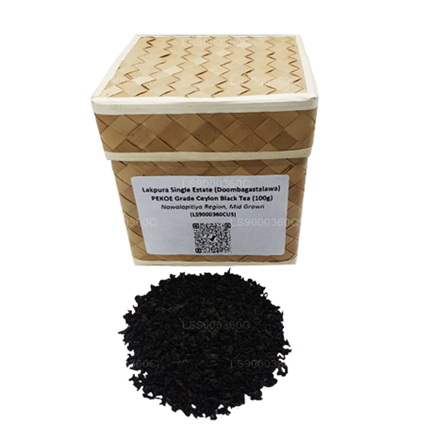 Lakpura Single Estate (Doombagastalawa) PEKOE Grade Ceylon Schwarztee (100 g)