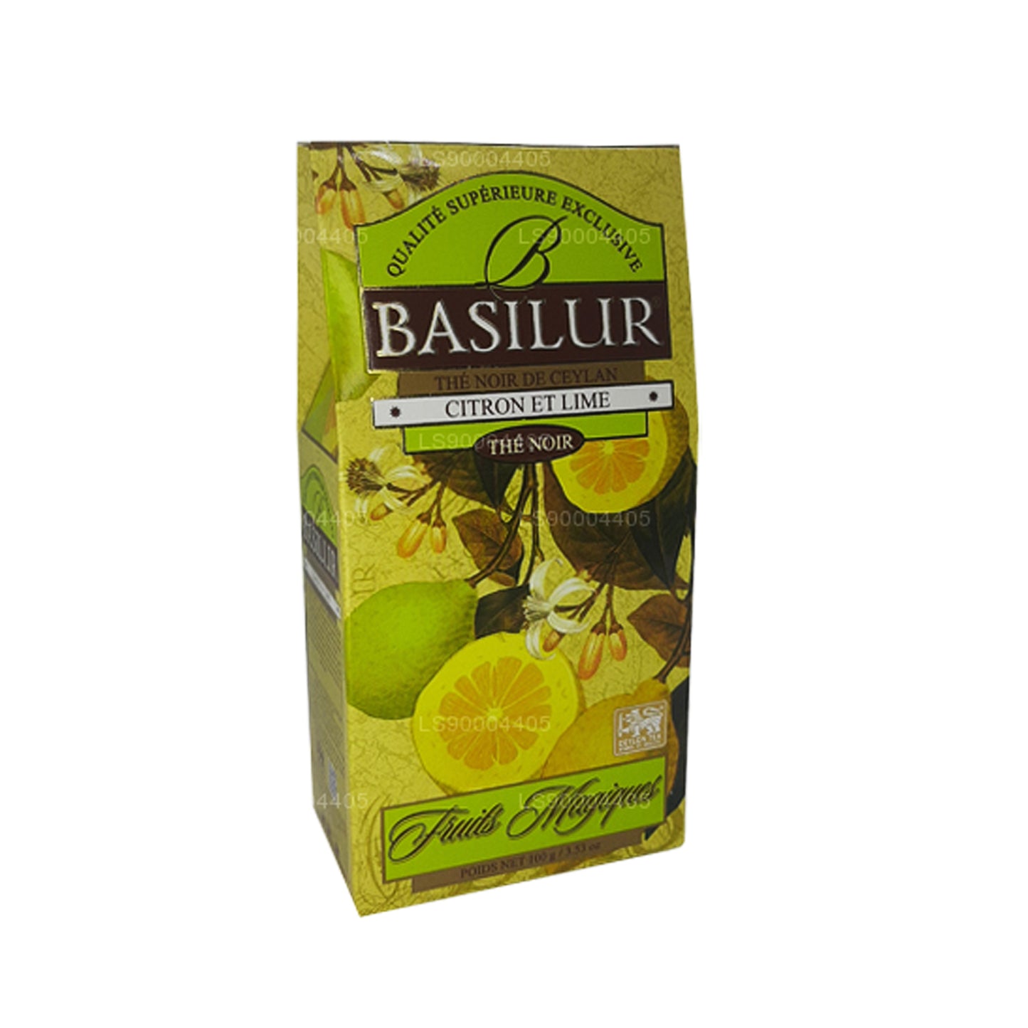 Basilur Zitronen- und Limetten-Ceylon-Schwarztee (100 g)