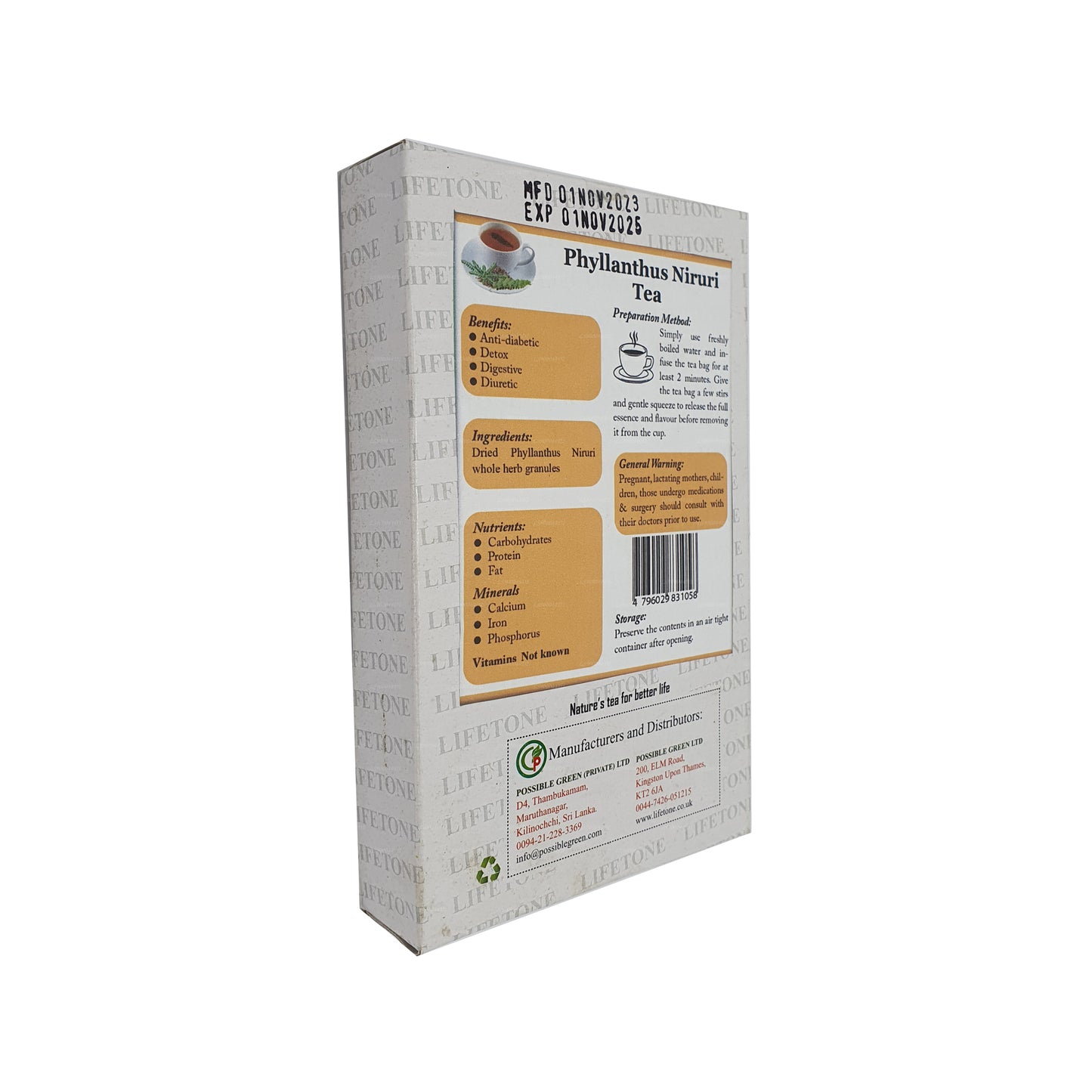 Lifetone Phylanthus Nirurii Tee (40 g)