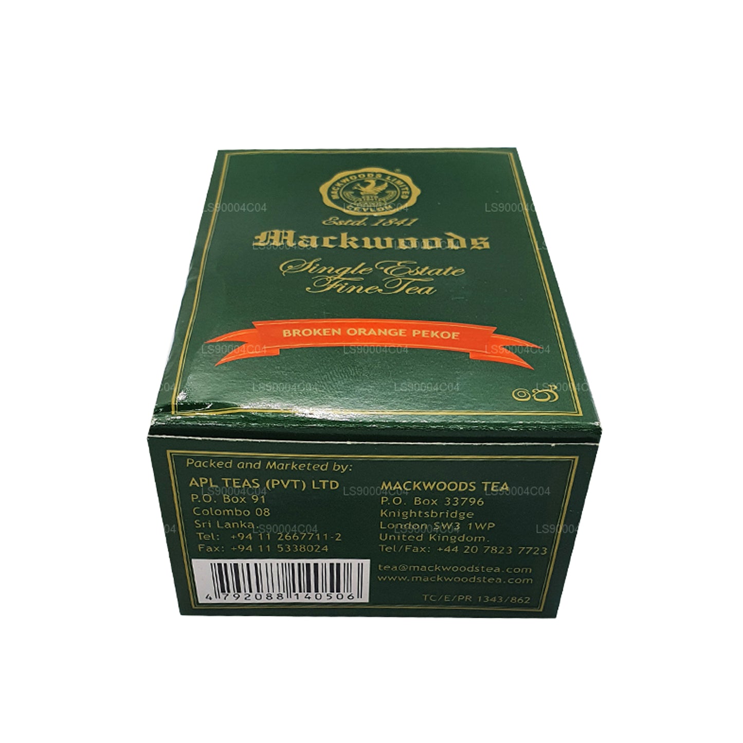 Mackwoods Single Estate Pure Ceylon Tee (BOP) Broken Orange Pekoe (200 g)