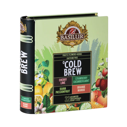 Basilur Cold Brew Teebuch, sortiert, 60 g, 32 Teebeutel