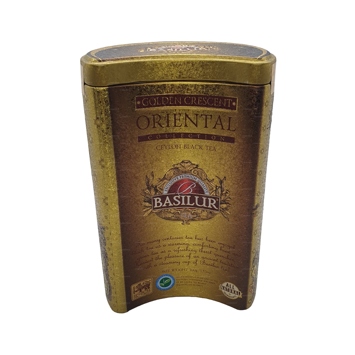 Basilur Oriental „Golden Crescent“ (100g) Caddy