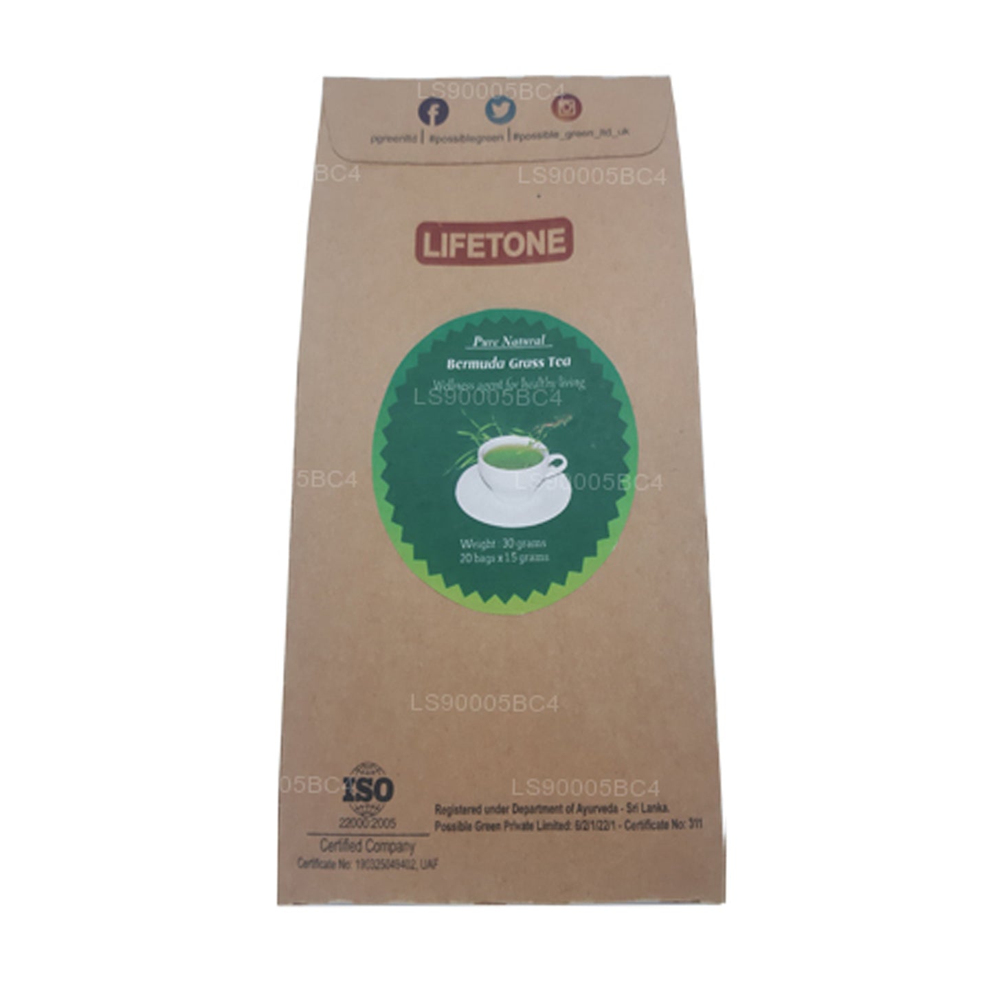 Lifetone Bermudagras (30g)