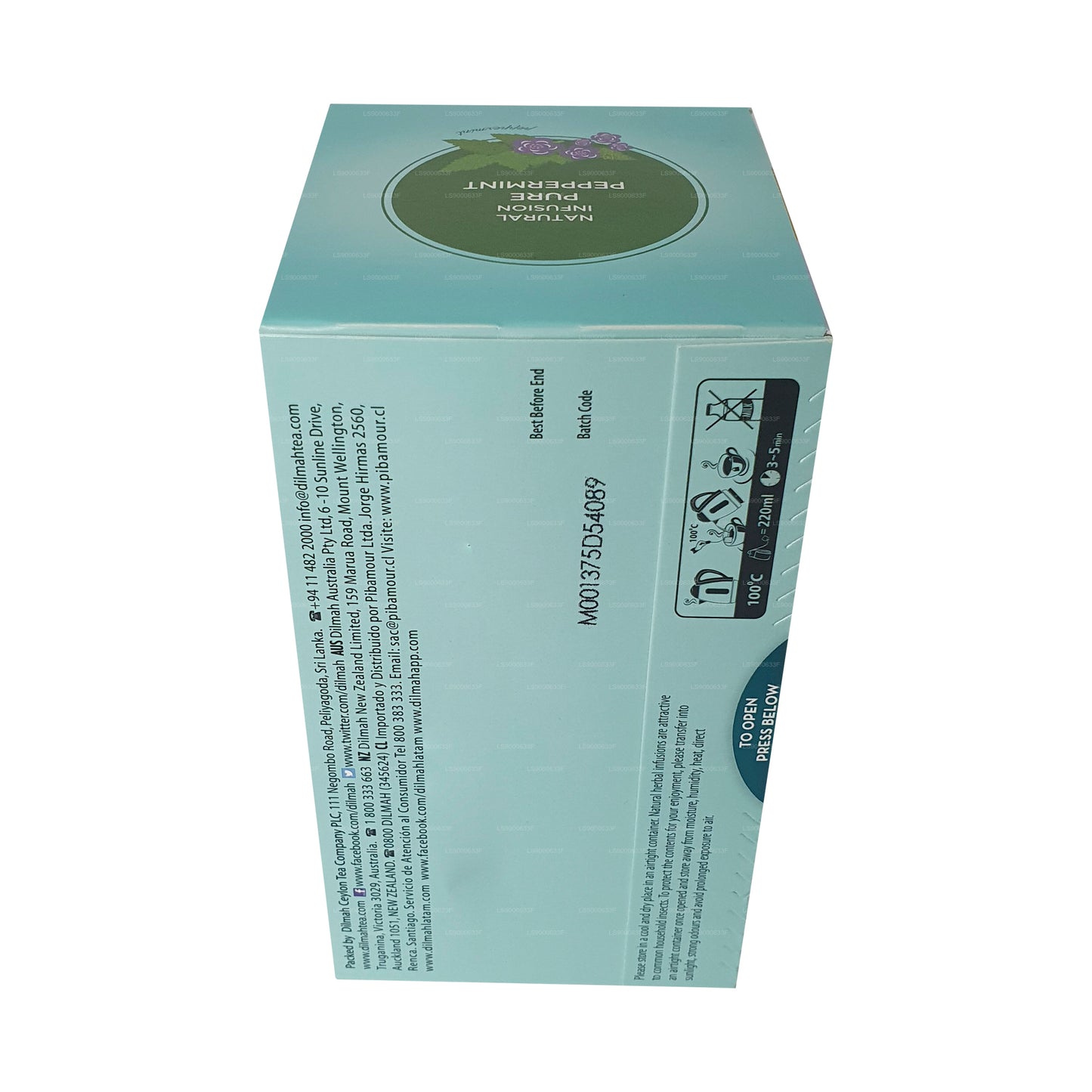 Dilmah Natural Infusion Pure Peppermint (30 g) 20 Teebeutel