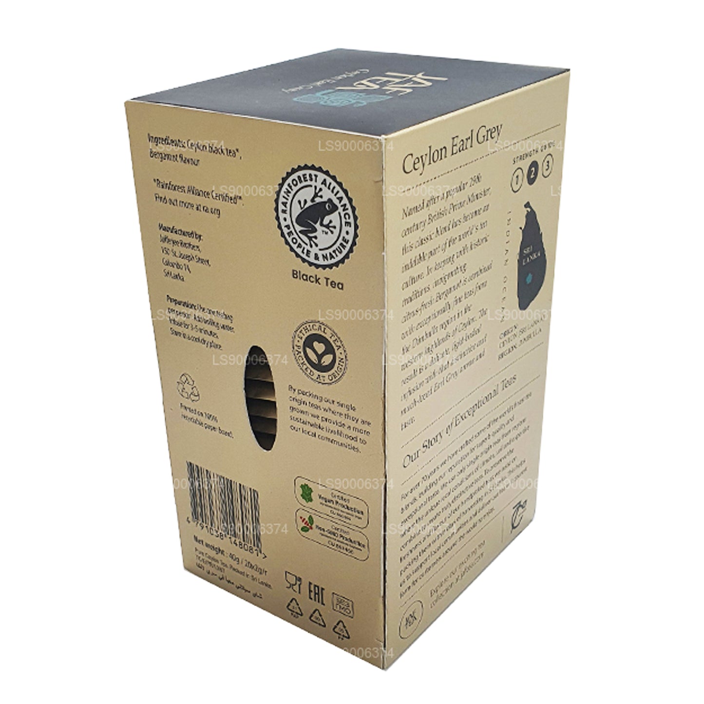 Jaf Tea Ceylon Earl Grey (40 g) 20 Teebeutel