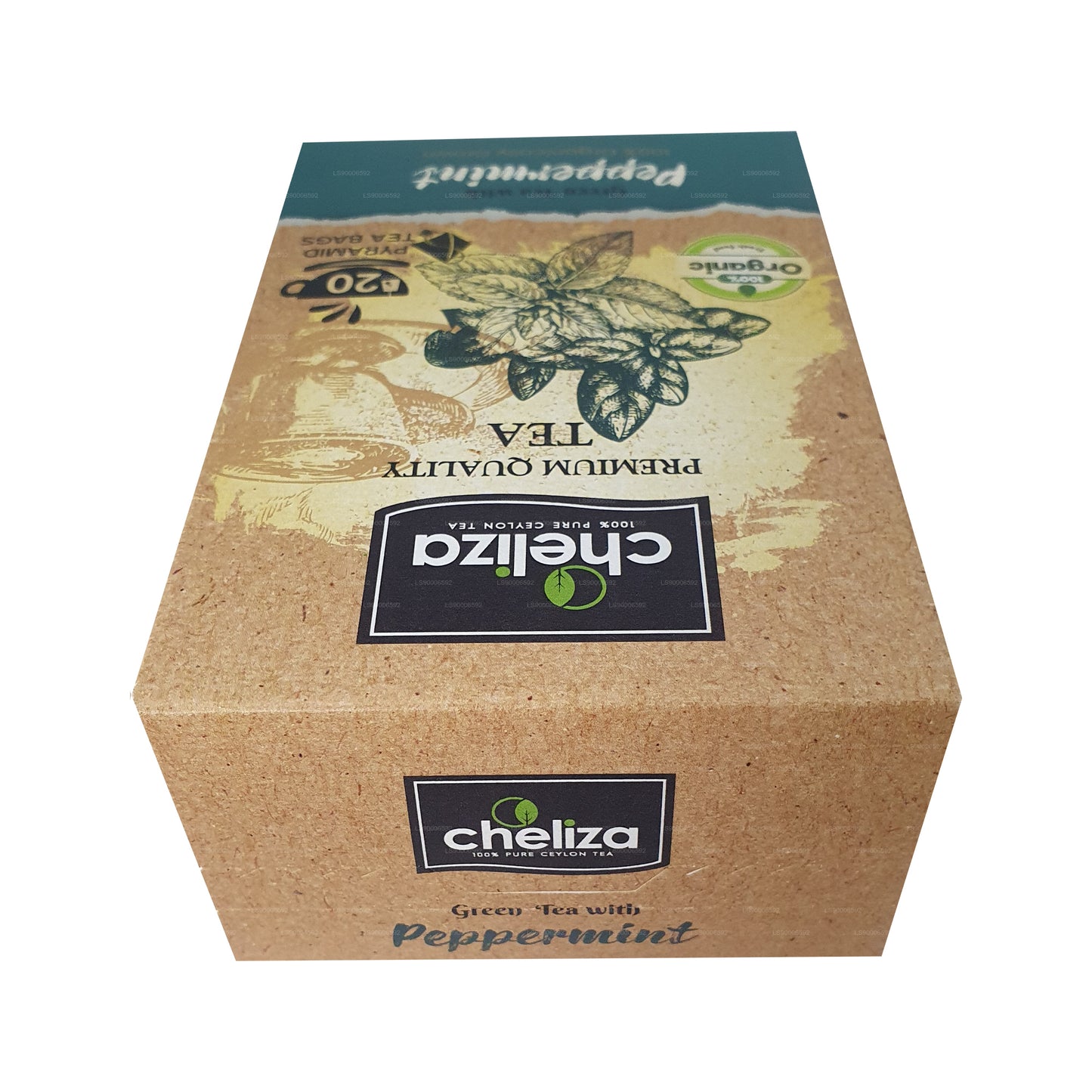 Cheliza Black Tea with Peppermint (50g) 20 Tea Bags