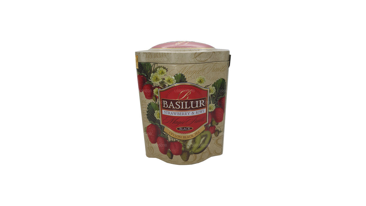 Basilur Magic Fruits Dose, Erdbeere und Kiwi, 100 g