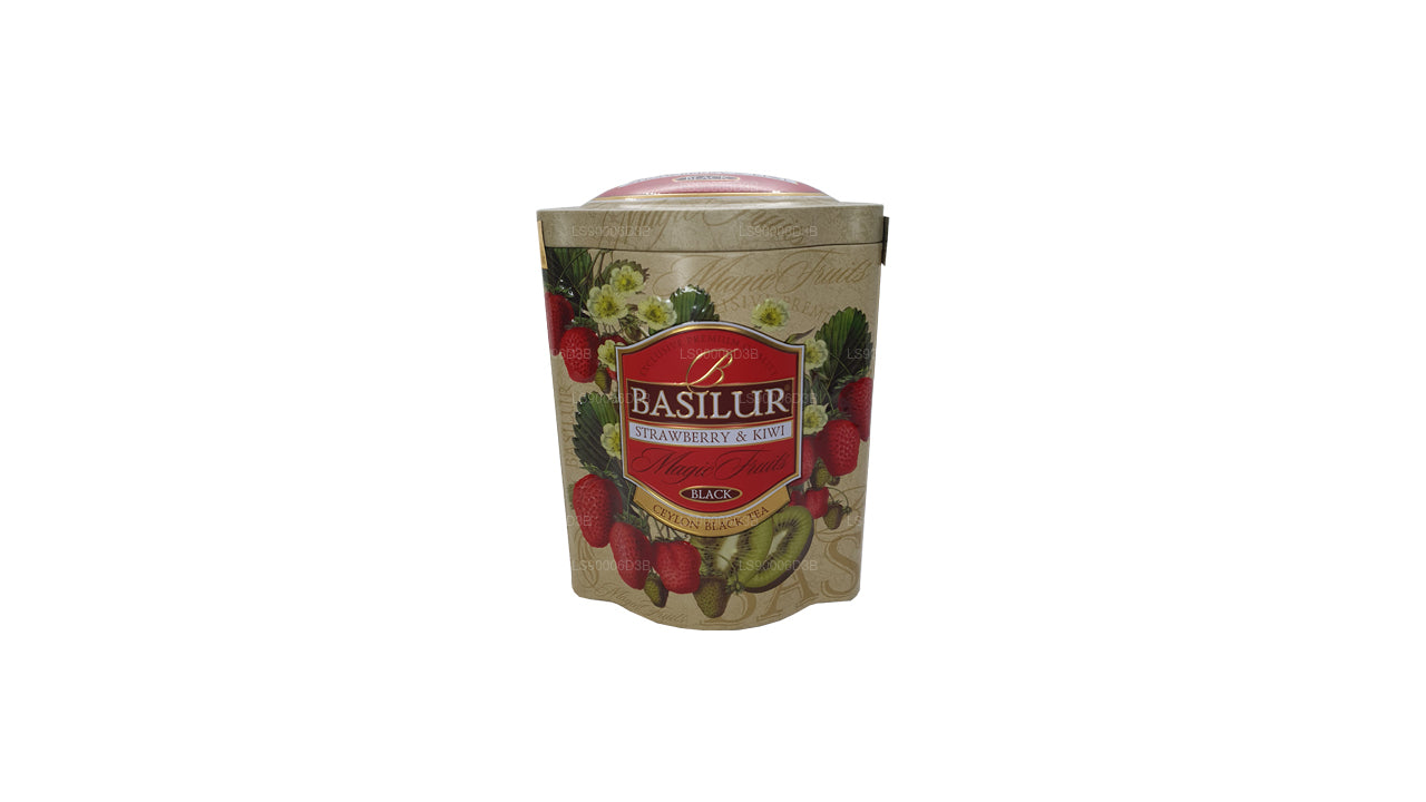 Basilur Magic Fruits Dose, Erdbeere und Kiwi, 100 g