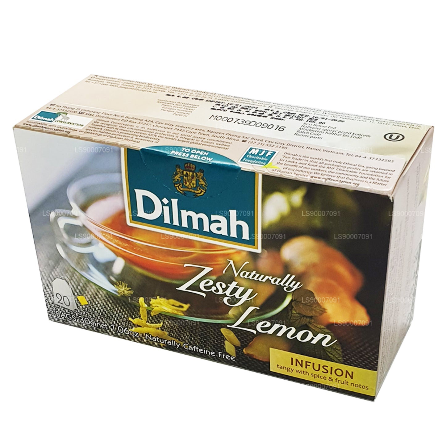 Dilmah Naturally Zesty Lemon (30 g) 20 Teebeutel