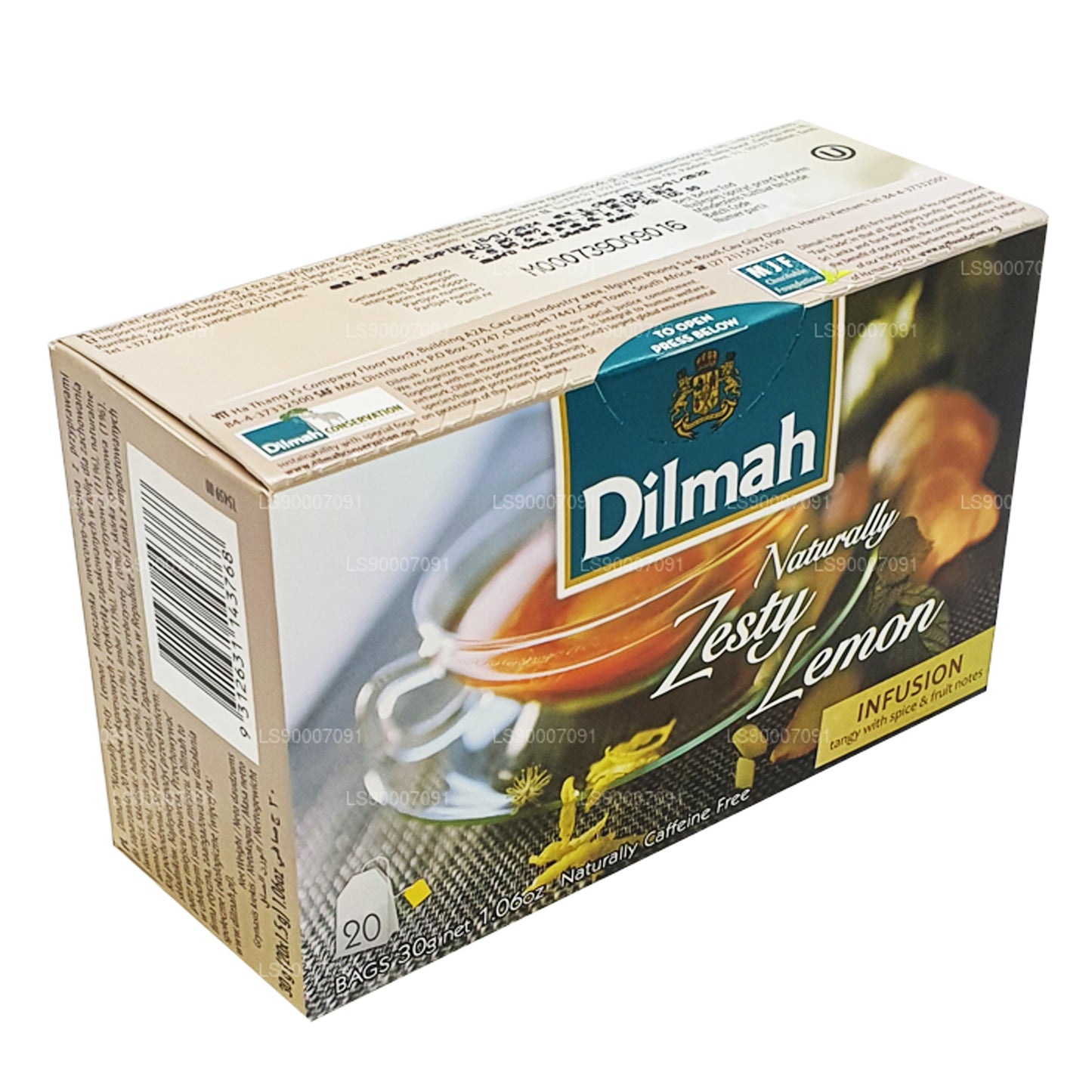 Dilmah Naturally Zesty Lemon (30 g) 20 Teebeutel