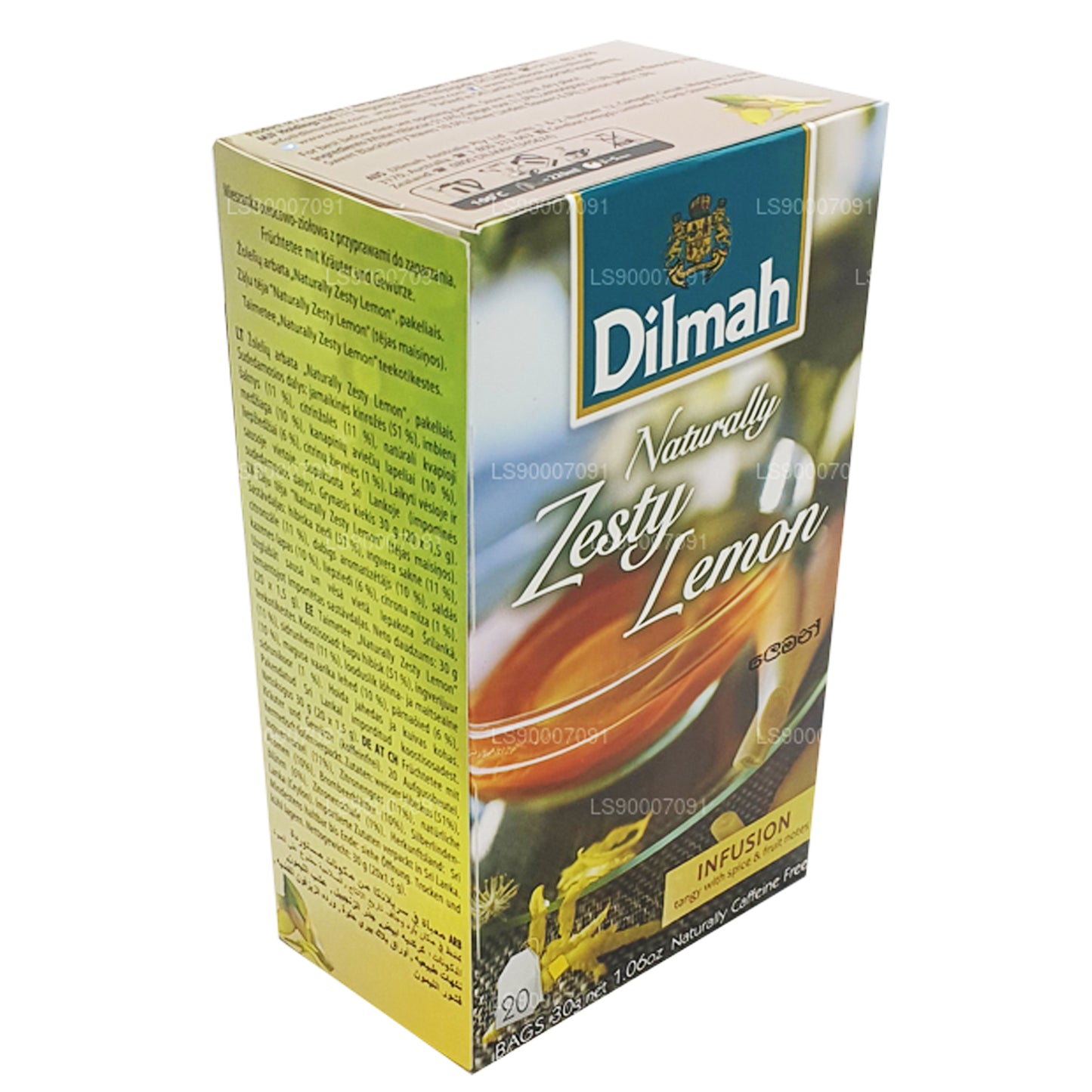 Dilmah Naturally Zesty Lemon (30 g) 20 Teebeutel